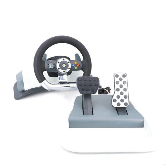 Xbox 360 Force Feedback Steering Wheel - Picture 1 of 1